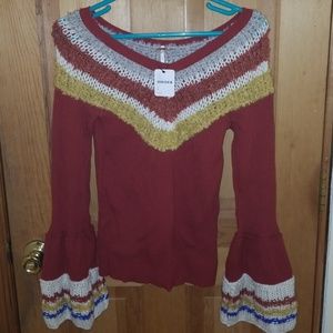 Ultimate favorite FP bell sleeve top